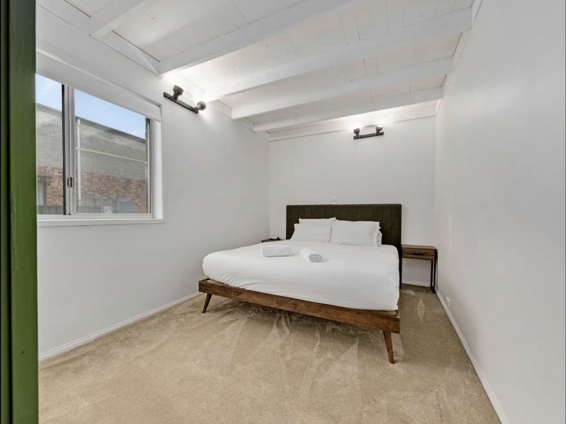 The main bedroom with a king bed